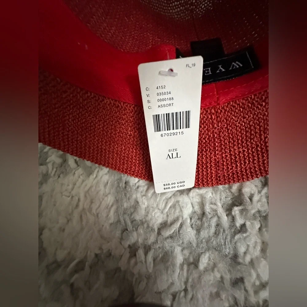 ‼️RARE‼️🎸ANTHROPOLOGIE🎸🔥NWT🔥Mesh Nubby Fedora in Burnt Orange